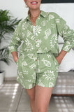 Green Short Set