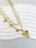 L O V E - DOUBLE NECKLACE