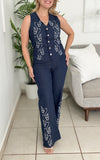 Lake Denim Pants Set