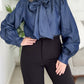 Jacaranda Denim Top