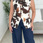 Cow Print Top
