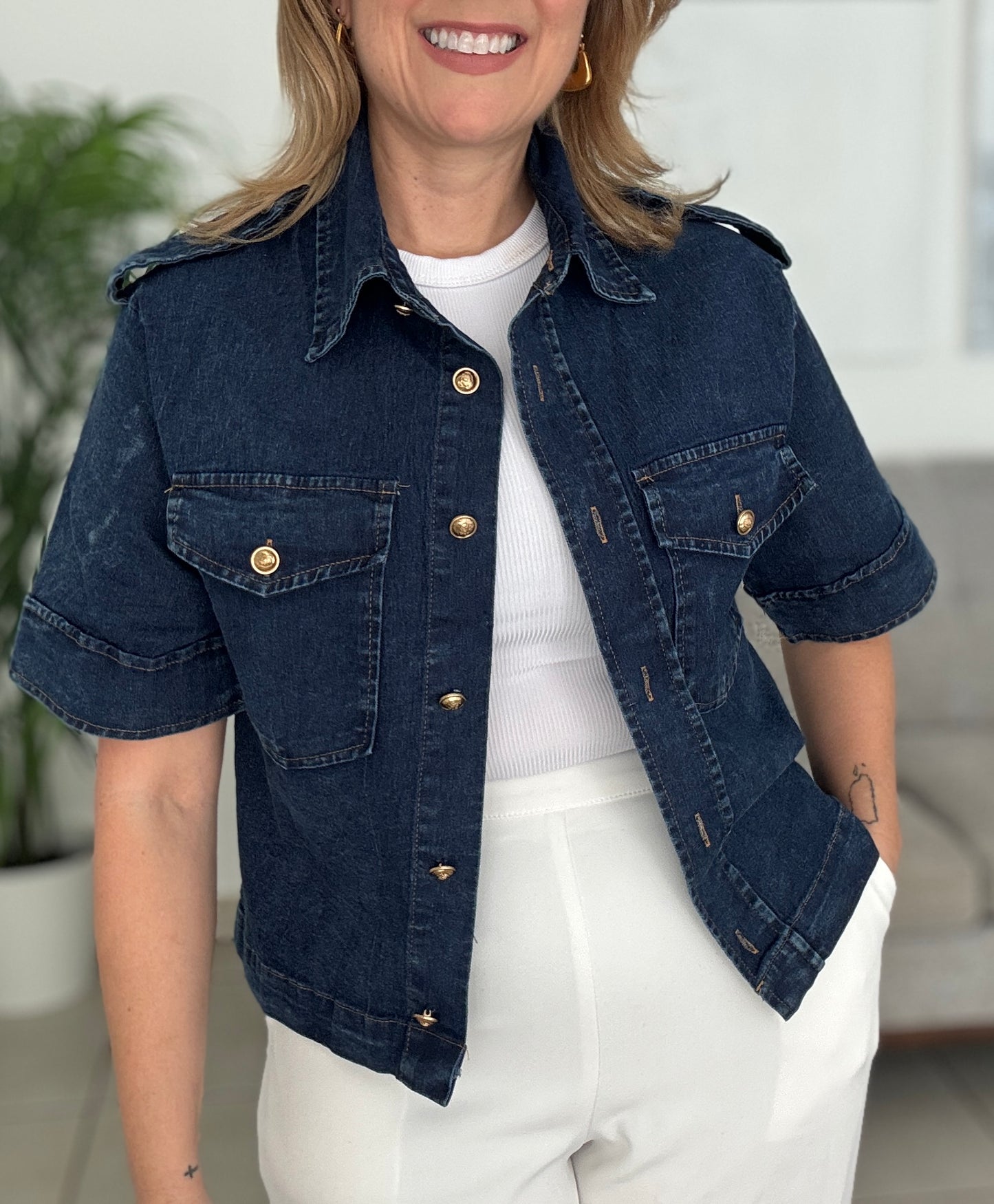 Mostera Denim Top & Jacket