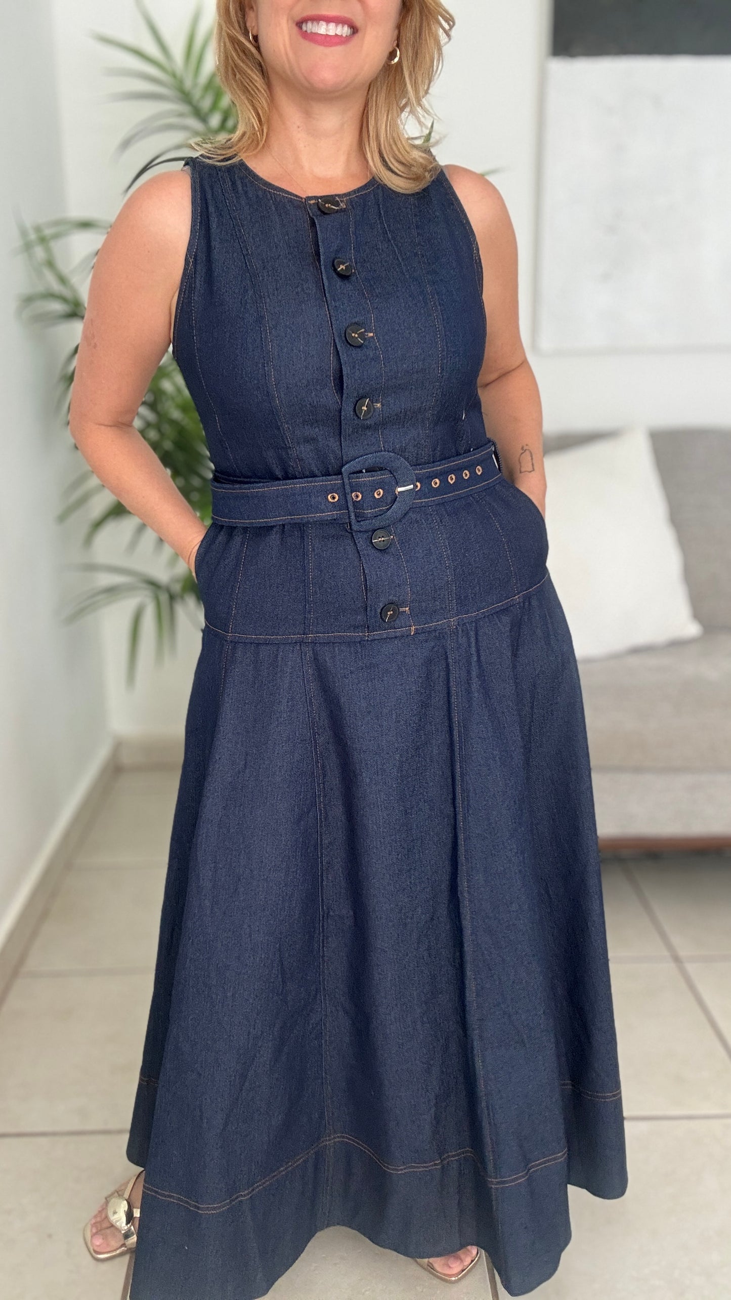 Colibri Denim Dress