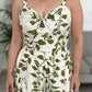 Green Leaves Pants Set
