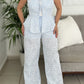 Blue Garden Pants Set