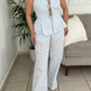 Blue Garden Pants Set
