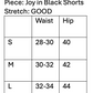 Joy in Black Shorts