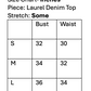 Laurel Denim Top