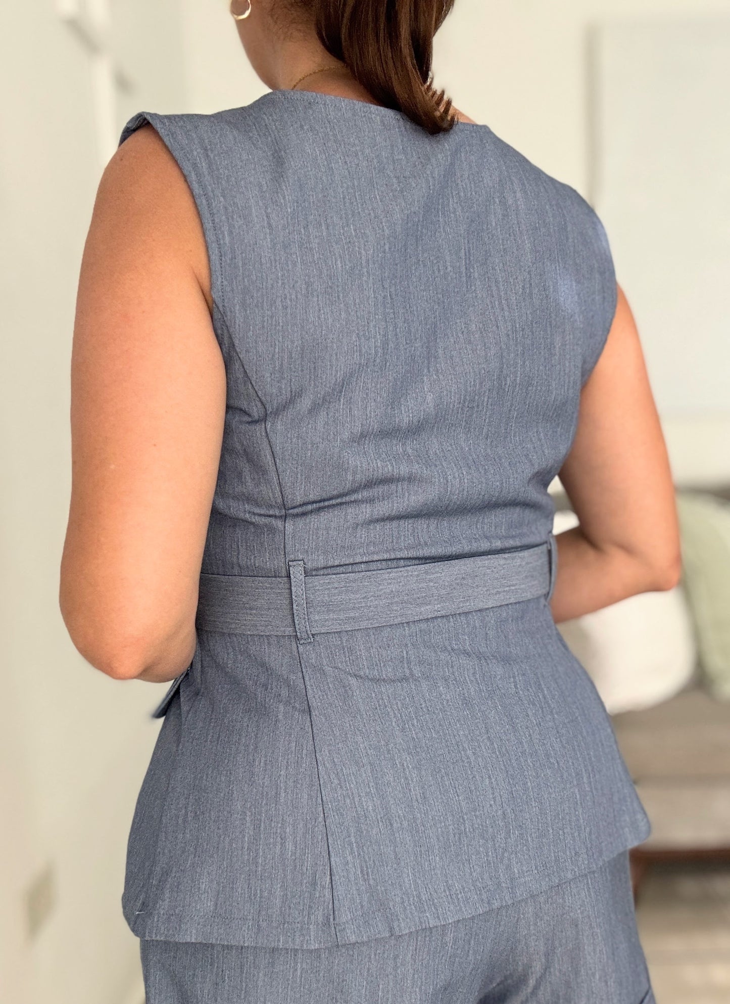 Ola Denim Short Set