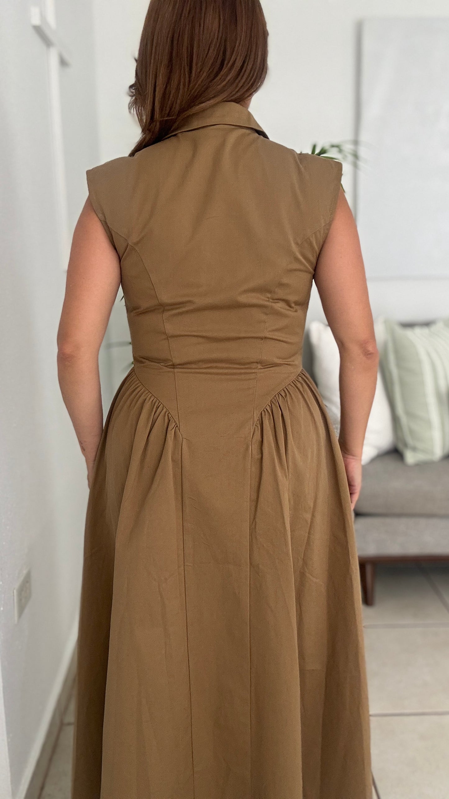 Roots Mocha Dress