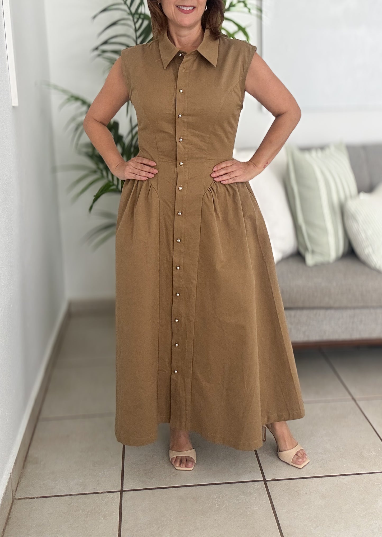 Roots Mocha Dress