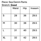 Sea Denim Pants- Belted