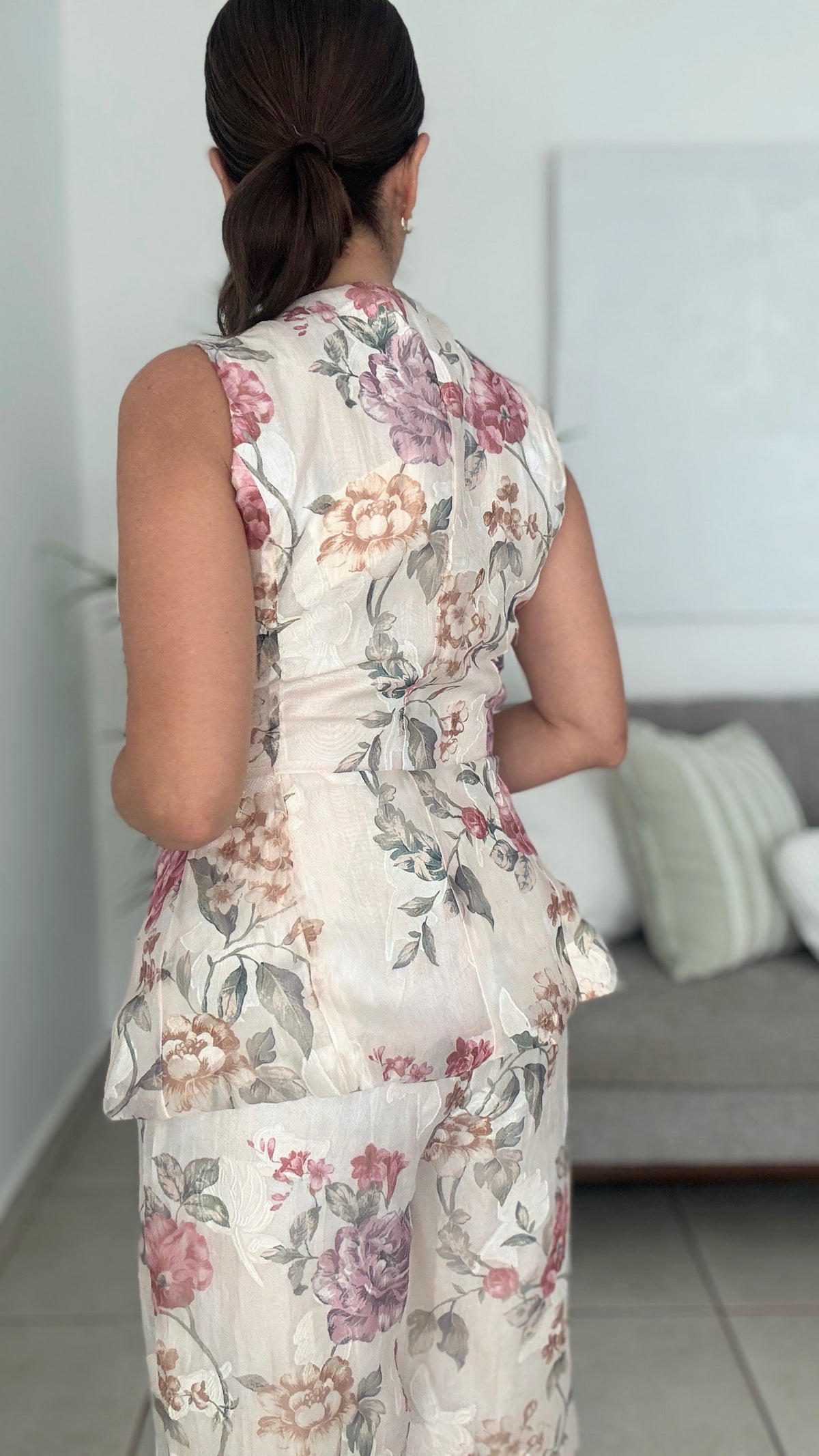 Sweet Flowers Pants Set