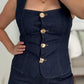 Tropic Dark Denim Short Set
