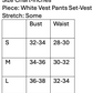 White Vest Pants Set