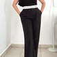 Black-White Waist Pants