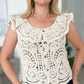 Natural Crochet Top